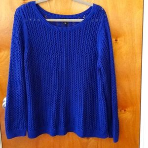 Ana Blue Knit Sweater